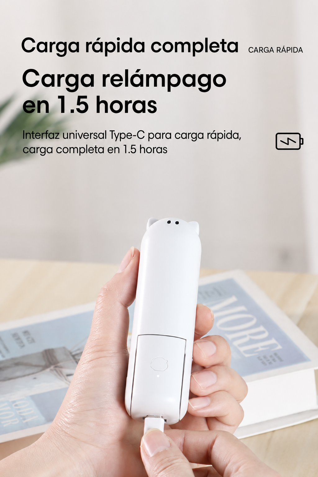Ventilador Portátil Plegable Recargable