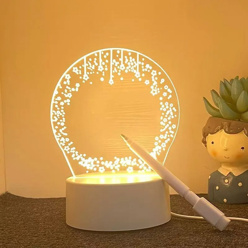 Lámpara Pizarra Acrílica LED (USB)