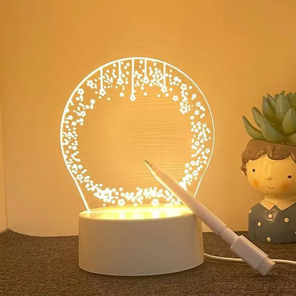 Lámpara Pizarra Acrílica LED (USB)