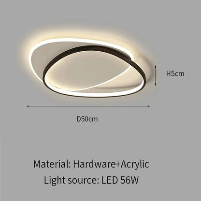 Lámpara de Techo LED Ultrafina Moderna (3 Tonos / Regulable)