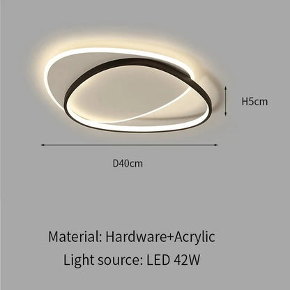 Lámpara de Techo LED Ultrafina Moderna (3 Tonos / Regulable)