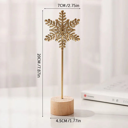Escultura de Hoja Dorada – Metal y Madera para Decorar con Elegancia