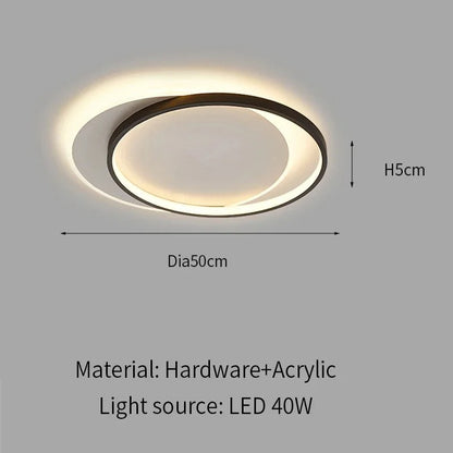 Lámpara de Techo LED Ultrafina Moderna (3 Tonos / Regulable)