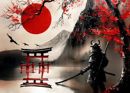 Paisaje Japonés en Lienzo