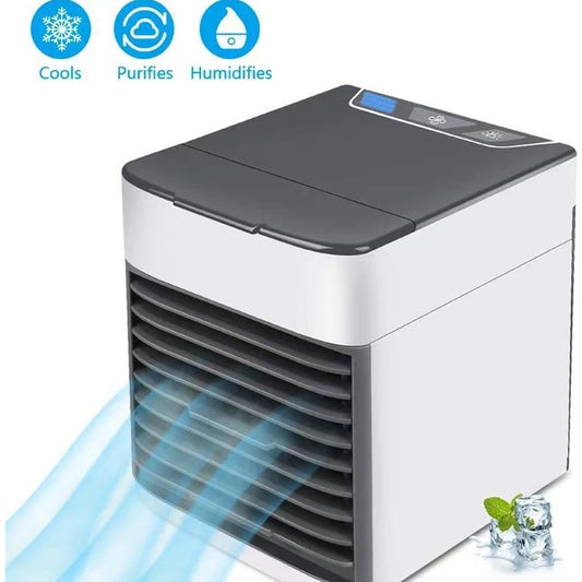 Climatizador Portátil 4 en 1 con Humidificador y Purificador