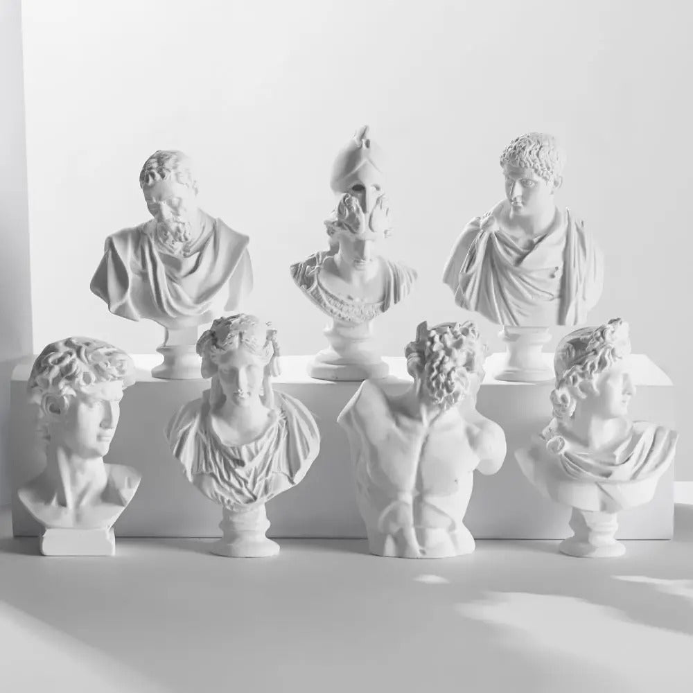 Mini Estatuillas Clásicas – Colección Mitológica y Histórica