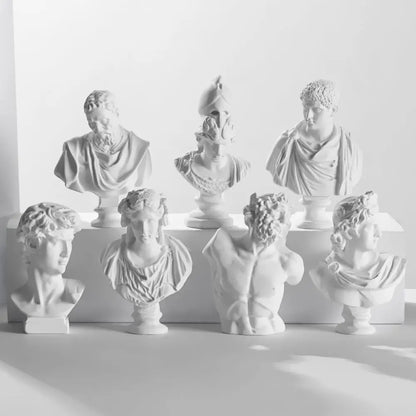 Mini Estatuillas Clásicas – Colección Mitológica y Histórica