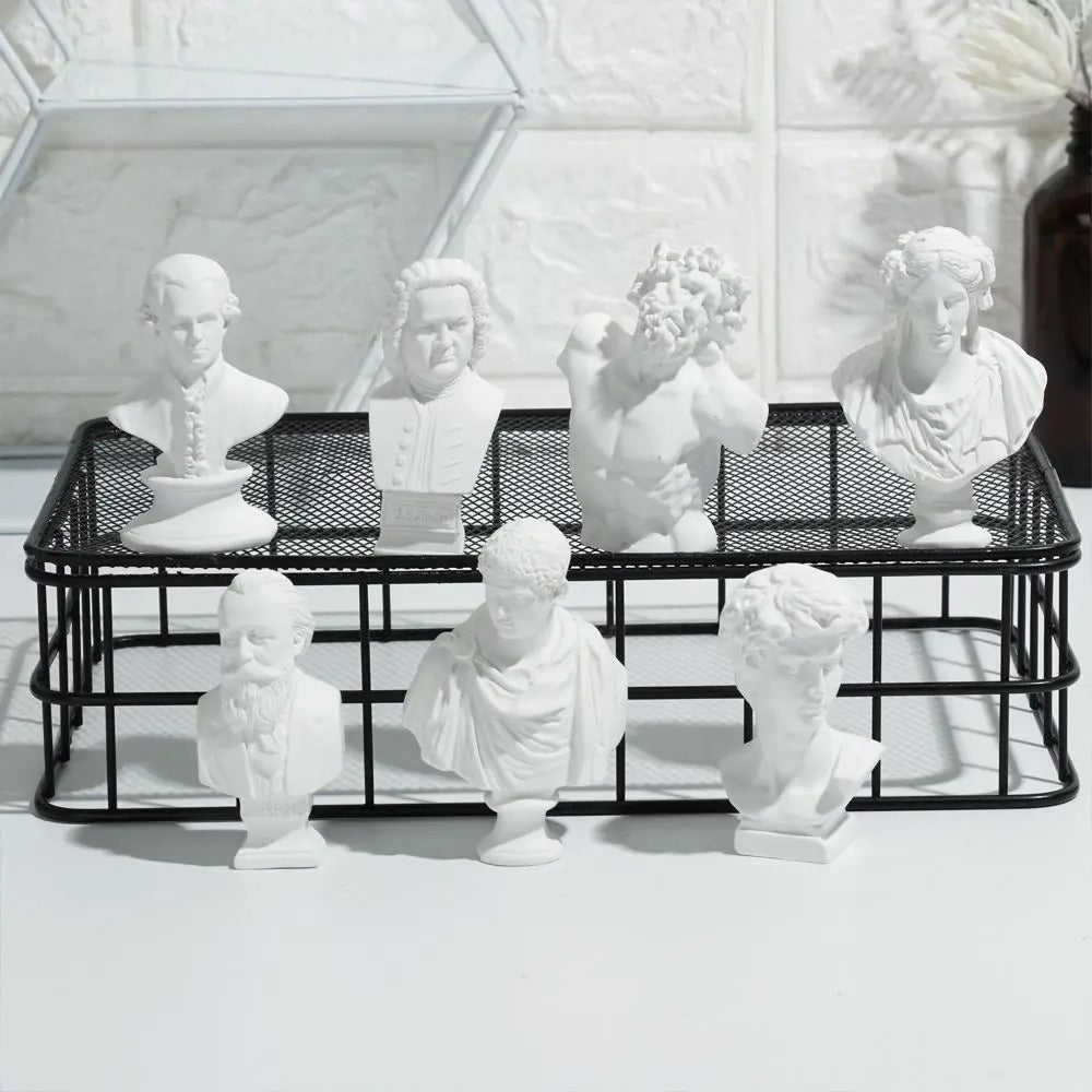 Mini Estatuillas Clásicas – Colección Mitológica y Histórica