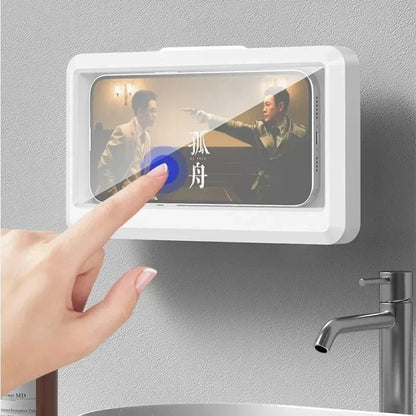 Caja Impermeable para Celular de Baño (Pantalla Táctil + Antiempañante)