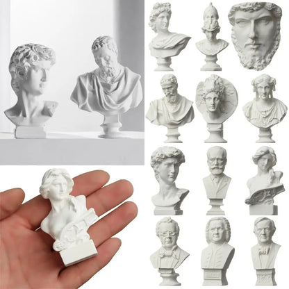 Mini Estatuillas Clásicas – Colección Mitológica y Histórica