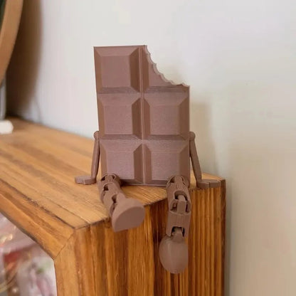 Figura Decorativa 3D “Barra de Chocolate” (Articulada)