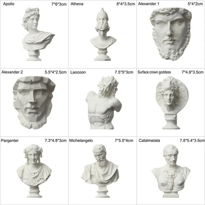 Mini Estatuillas Clásicas – Colección Mitológica y Histórica