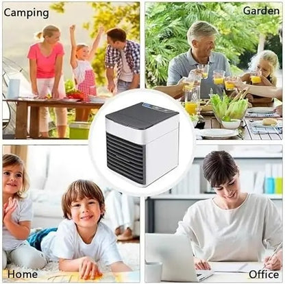 Climatizador Portátil 4 en 1 con Humidificador y Purificador