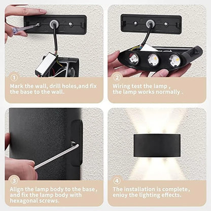 Lámpara de Pared LED “Doble Haz”