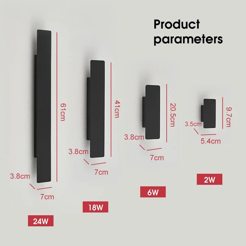 Lámpara de Pared LED Nórdica Impermeable
