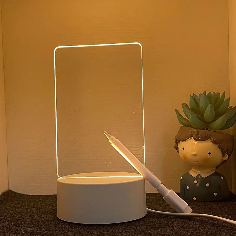 Lámpara Pizarra Acrílica LED (USB)