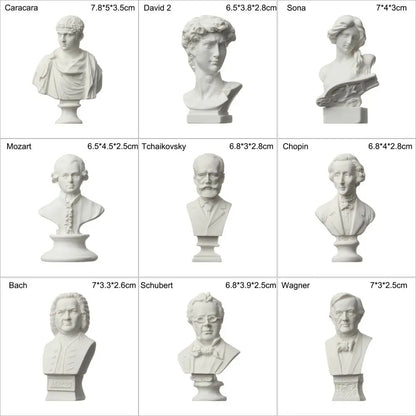 Mini Estatuillas Clásicas – Colección Mitológica y Histórica