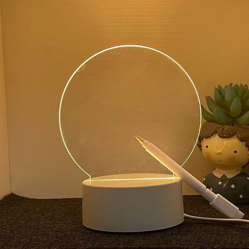 Lámpara Pizarra Acrílica LED (USB)