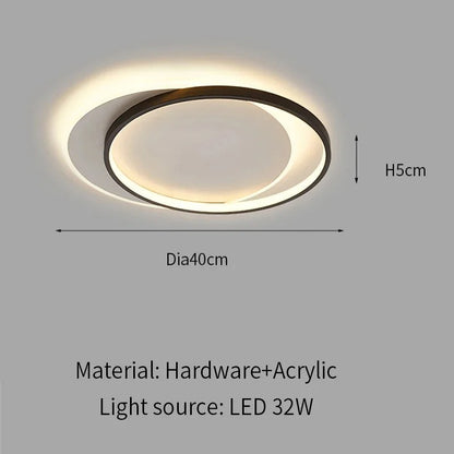 Lámpara de Techo LED Ultrafina Moderna (3 Tonos / Regulable)