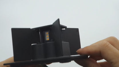 Aplique LED 6 W IP65 en Aluminio (Negro/Blanco) – Luz Cálida o Fría